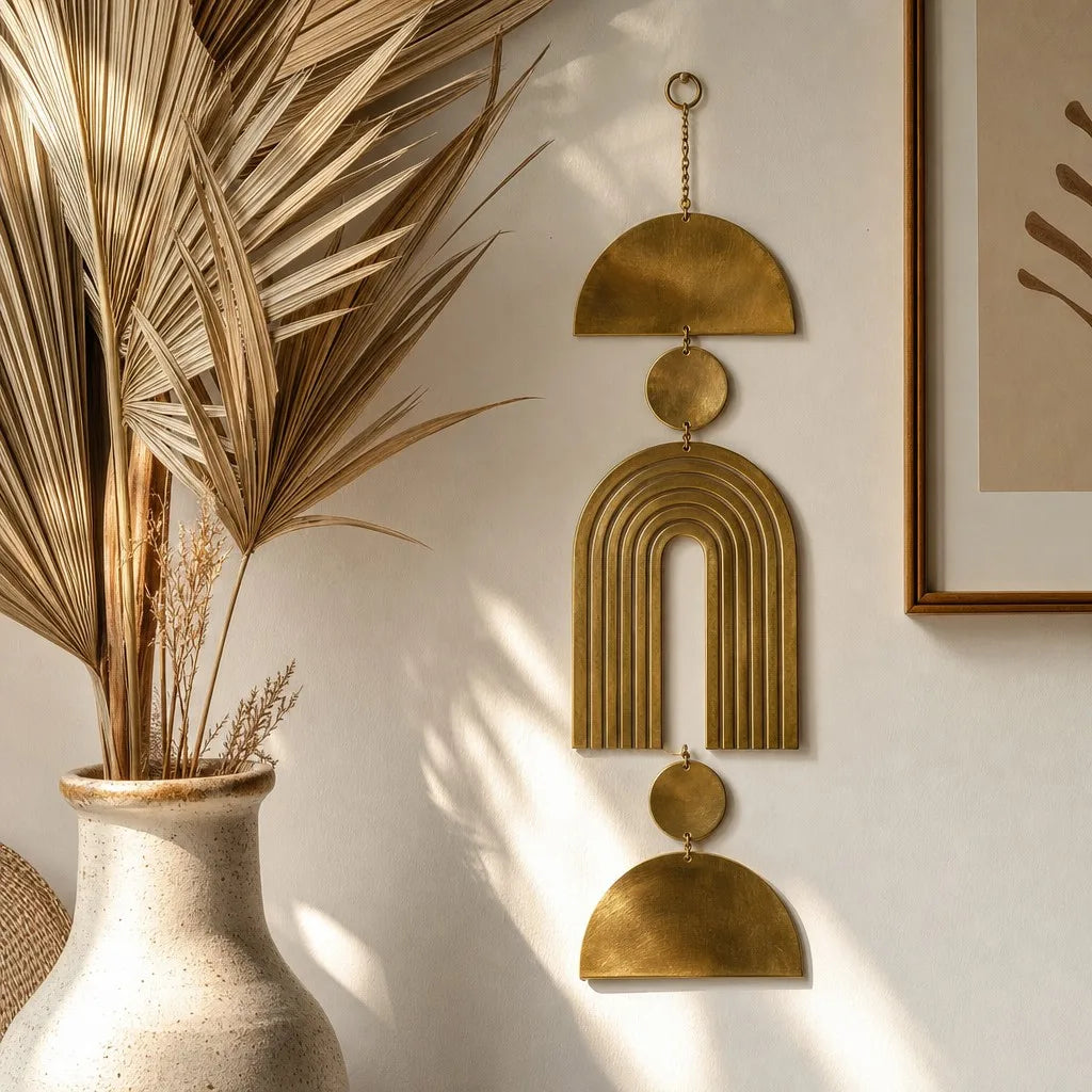 Brass Sun Wall Hanging - View 4