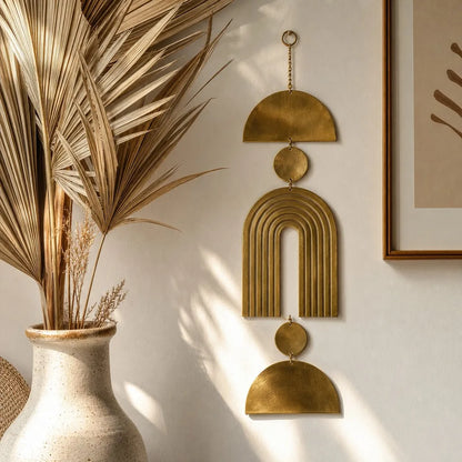 Brass Sun Wall Hanging - View 4